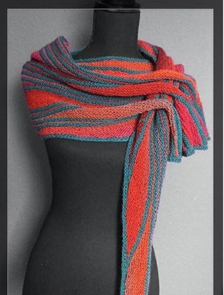 Изумительный норвежский треугольный шарф — бактус: схемы и подробности вязания…