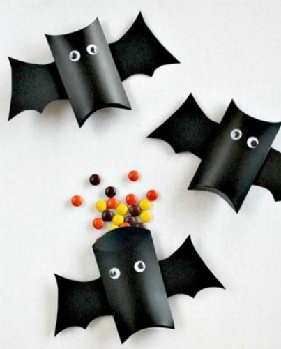 Хэллоуин с летучими мышами