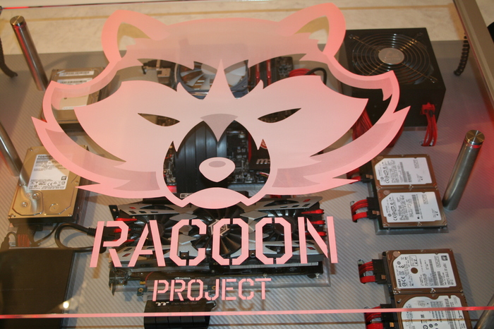 Моддинг ПК на стене или Racoon project